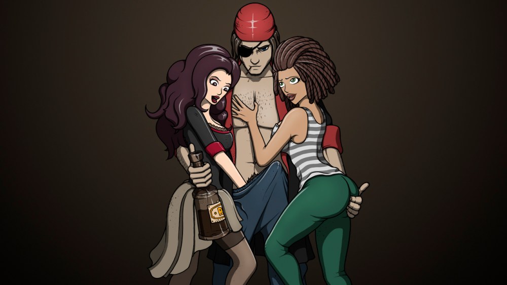 Maze de seins dorés pirates