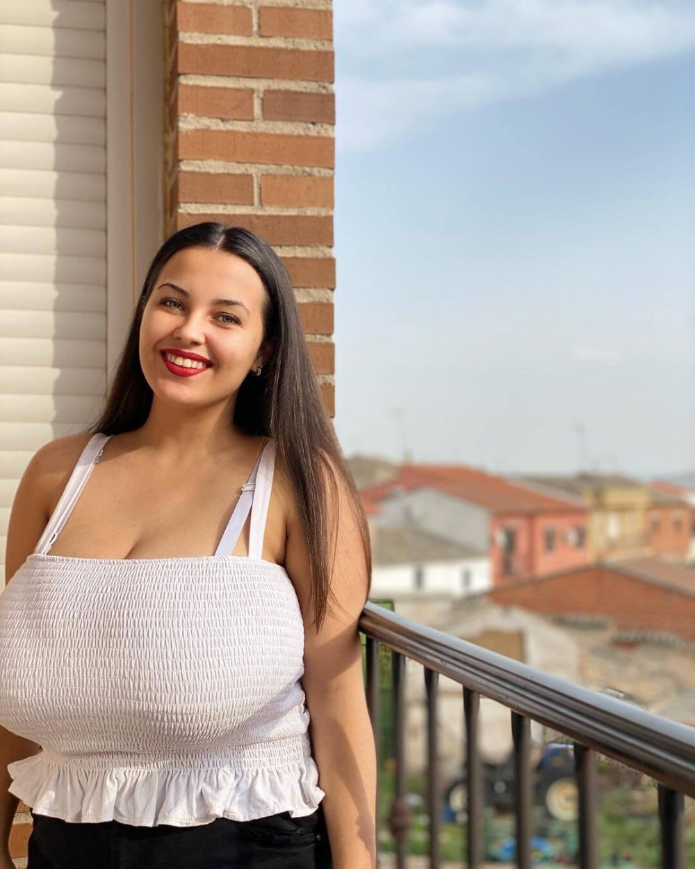 Sophie Burrell en maillot de bain