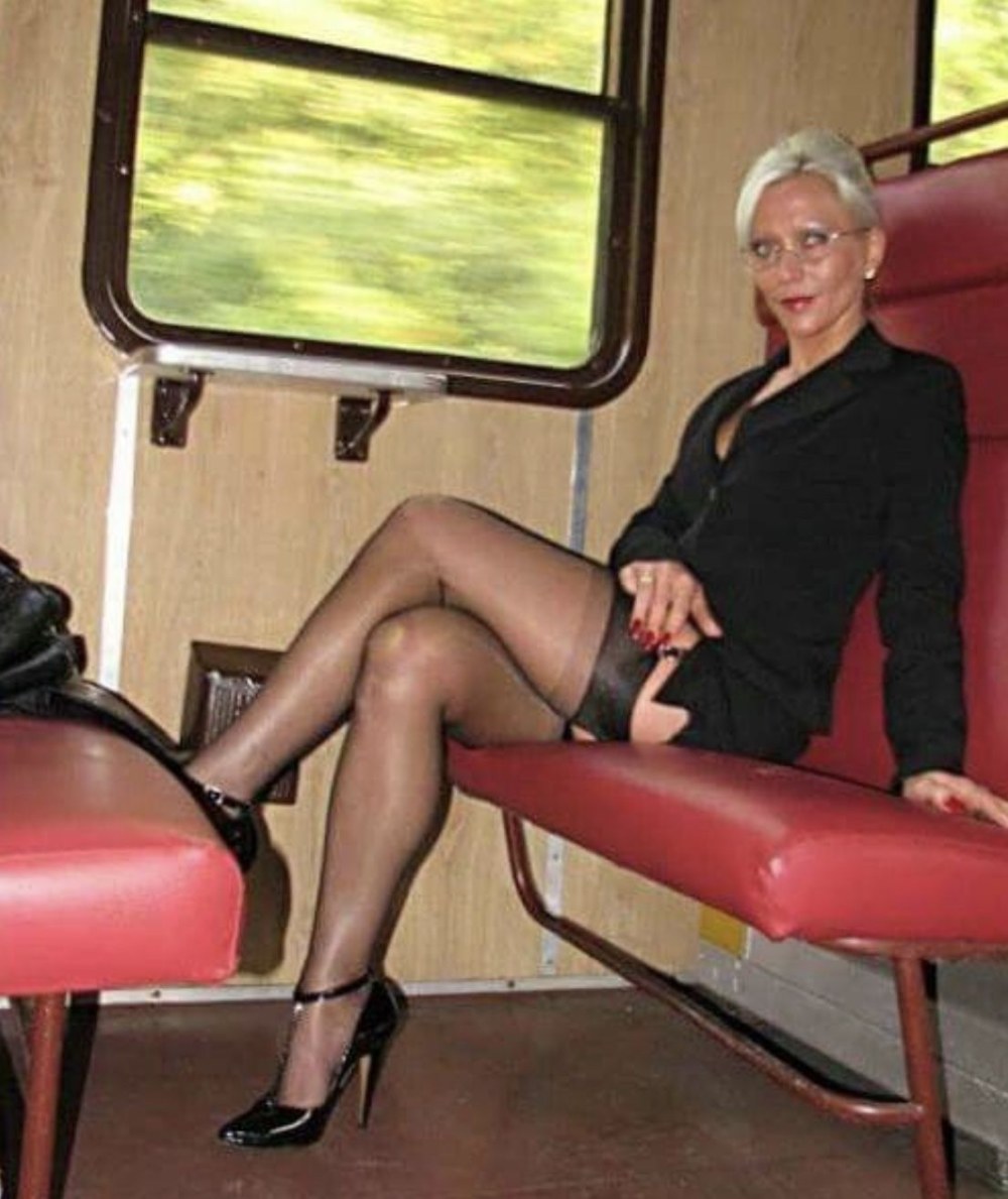 Exhibitionnisme en nylon compagnon