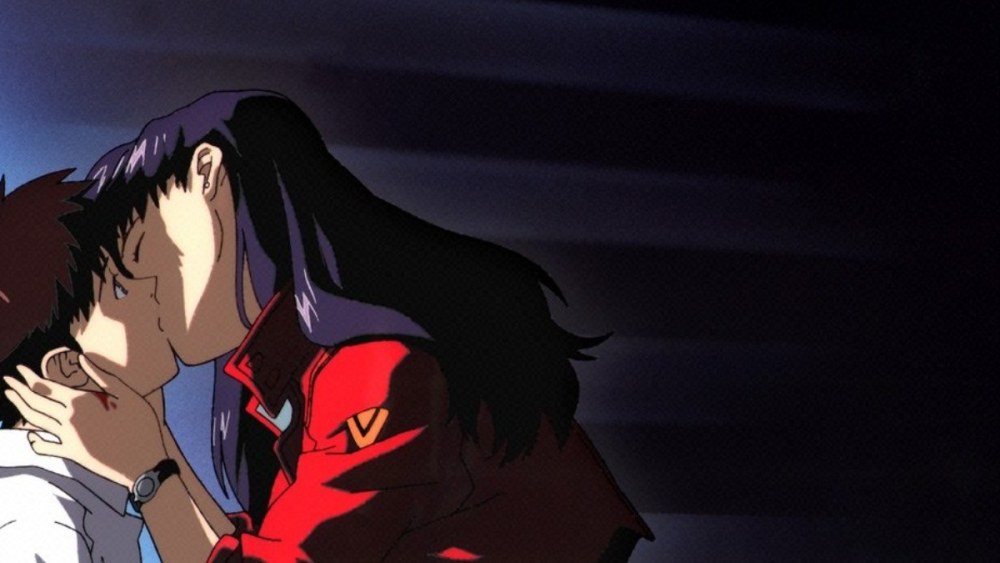 Anime Evangelion Shinji et Misato