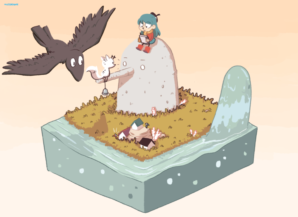 Hilda Animated Series Great Raven