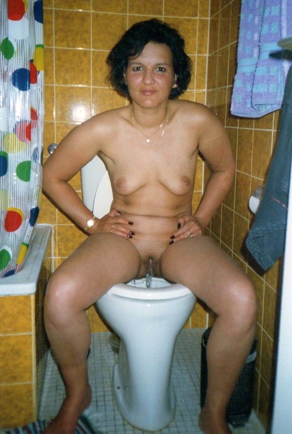 Baise anale dans les toilettes