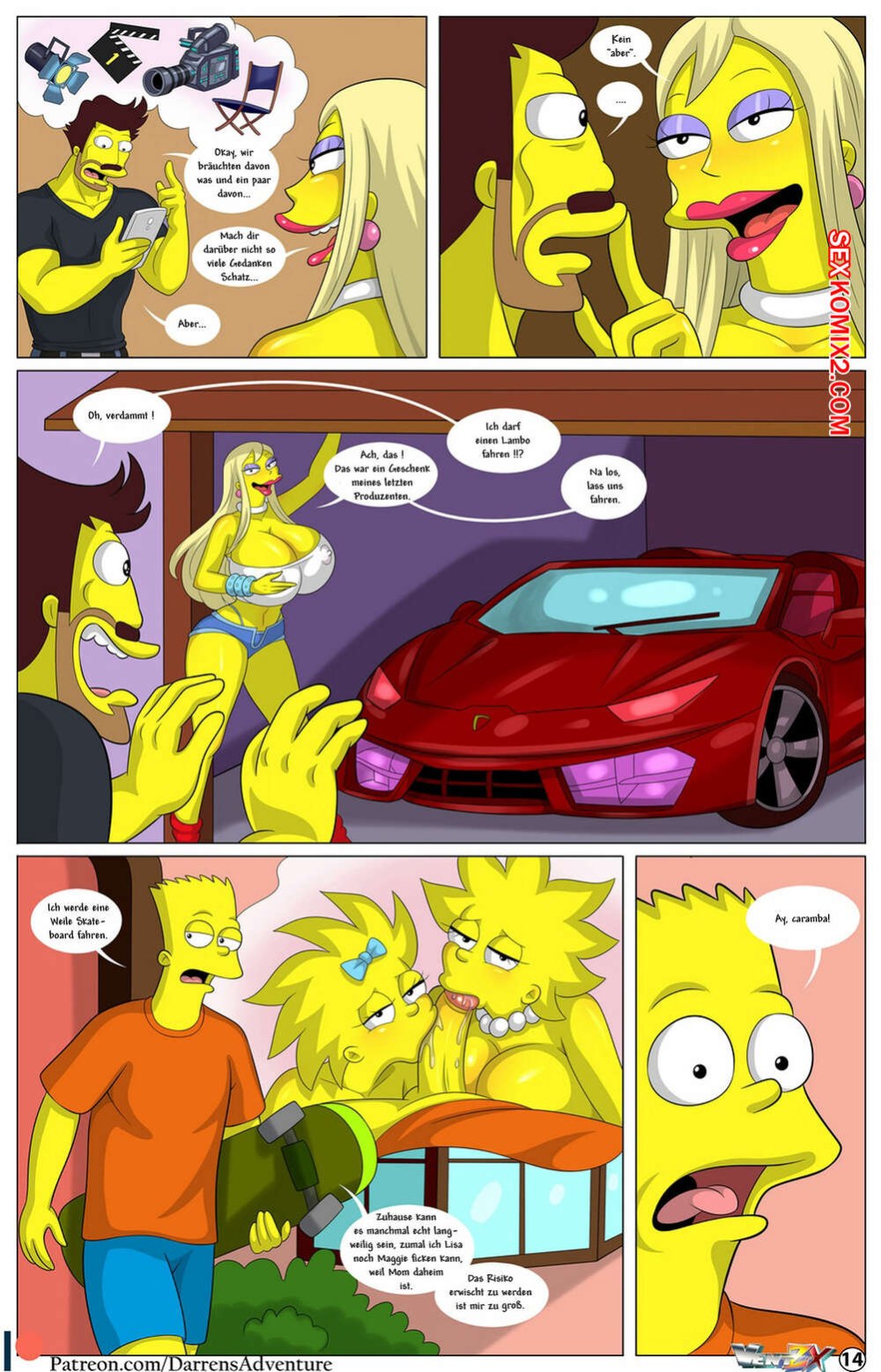 Aventure de Darren Simpsons Comics