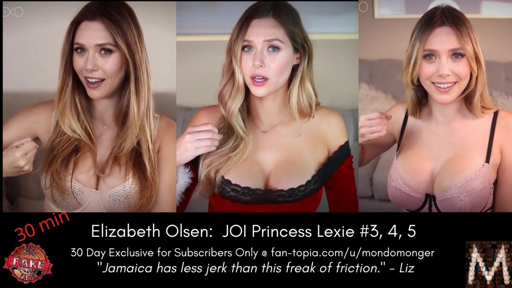 Tremper faux Elizabeth olsen anal
