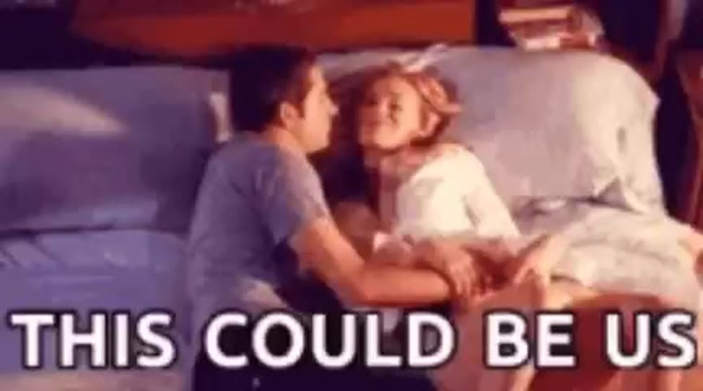 Passion dans le lit gif
