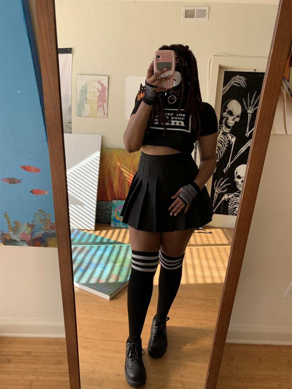 Mini-robe nylon