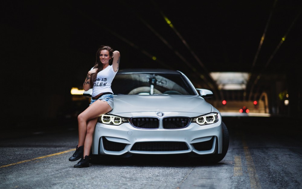 BMW M5 et filles