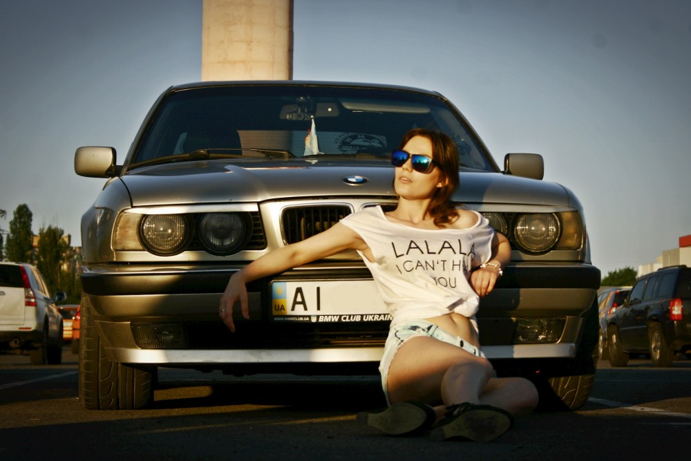 BMW E34 et filles