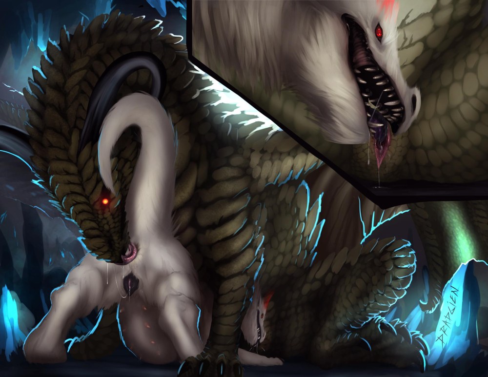 Sauvage du vagin dragon femelle
