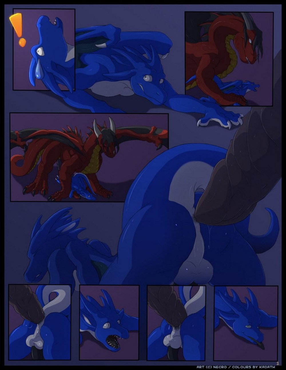 Hentai Comics Man avec un dragon